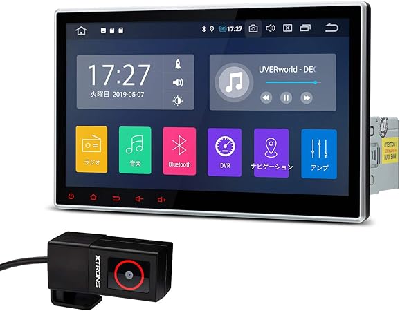 Amazon Da199ipl Dvr019 Xtrons Android 9 0 カーナビ 1din 10インチ 大画面 静電式車載pc Ram2g カーステレオ カーオーディオ Bluetooth Wifi 4g Google Map Gps ミラーリング Obd2 Usb Sd入出力 Dvr019ドライブレコーダー搭載 オーディオ一体型ナビ 車 バイク