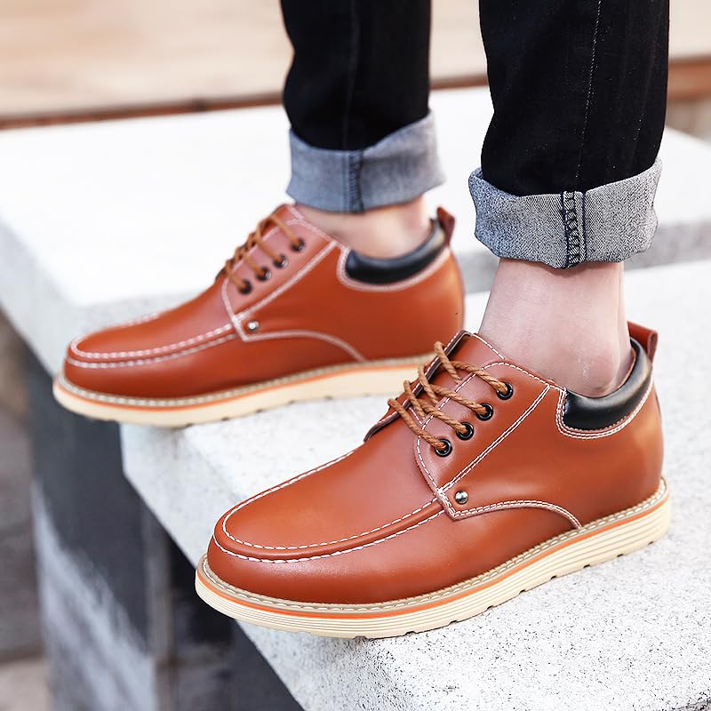 Men's Casual Business Oxford Shoes - Fashionable, Versatile, Slip-Resistant and Durable. Suitable for Outdoor Activities, Offices or Formal Occasions.2