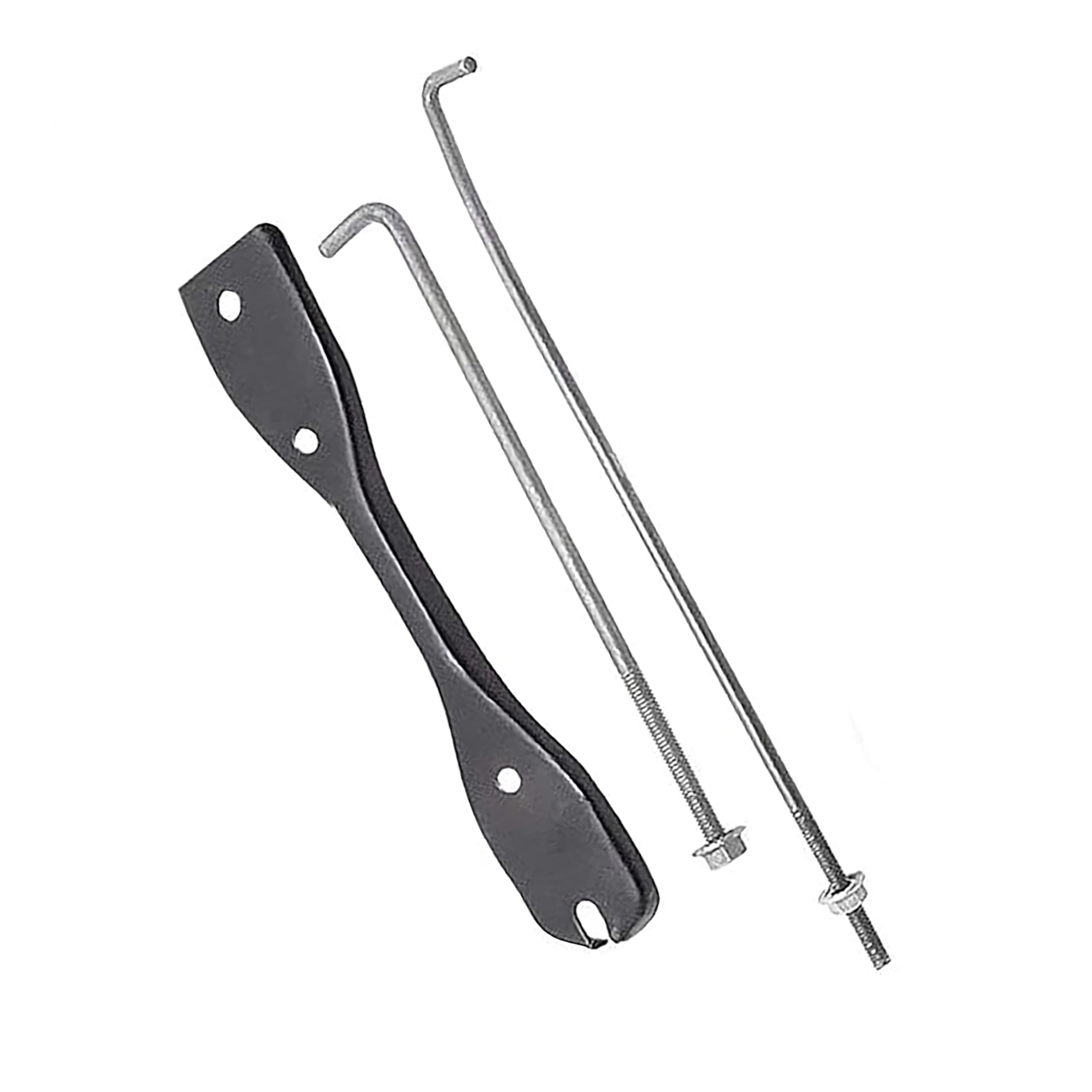 Perfecto Car Battery Bracket Holder Clamp to 35 AMP Compatible with MARUTI 800, ALTO and ALTO 800 (Set of Nut -Rods - Clamp)