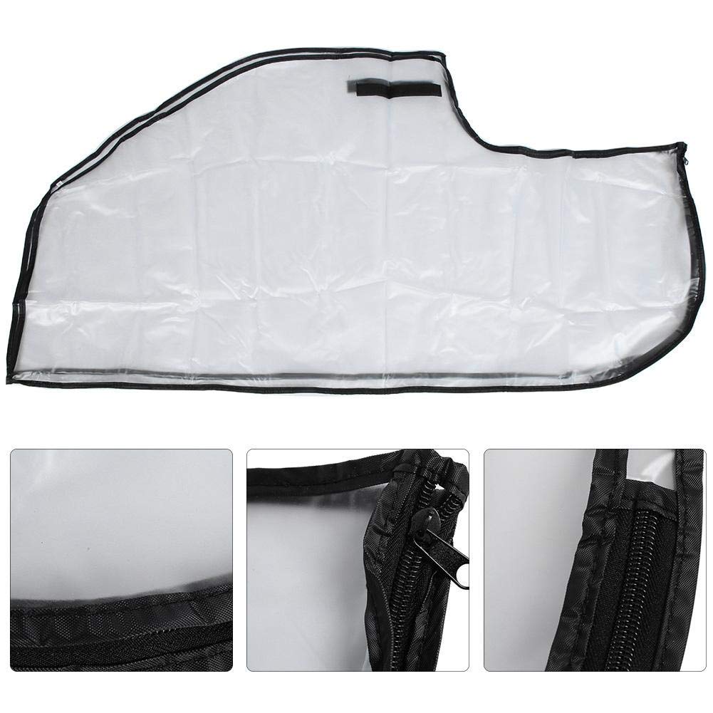 Funda de Bolsa de, Cubierta Impermeable a Prueba de Polvo para Bolsas de Transparente con Cremallera, Protección Total contra Lluvia y Suciedad