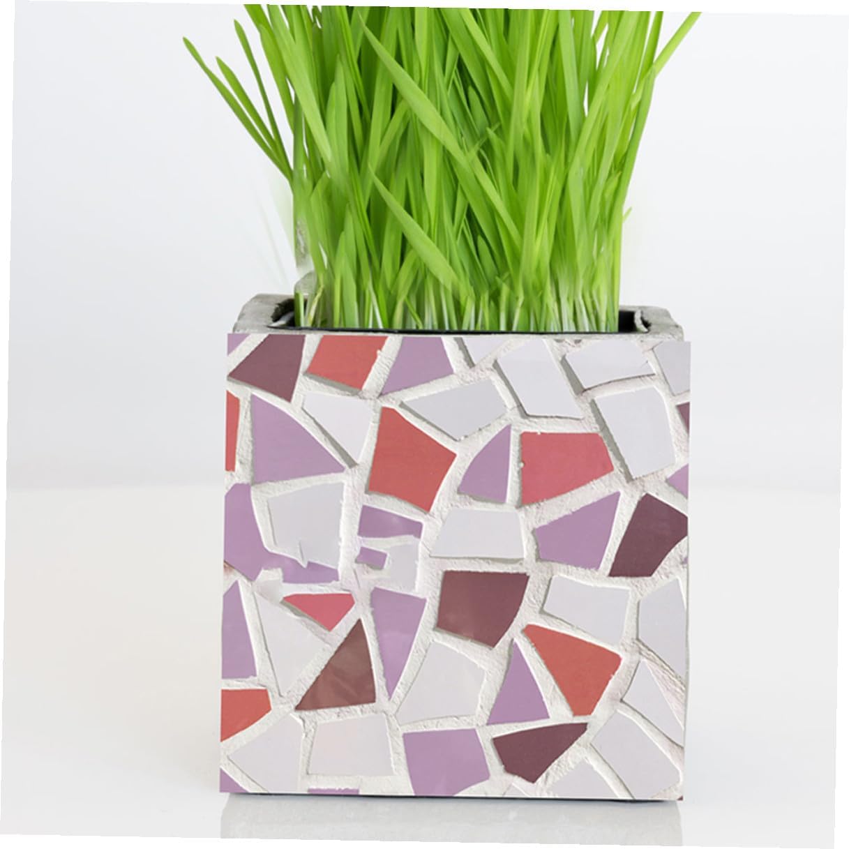 CIMAXIC Irregular Ceramic Mosaic Tiles DIY Craft Pieces Bag for Flower Pots Photo Frames Cups Stepping Stones Flat Bottom Glazed Porcelain Tiles for Handmade Artworks and Home Decor