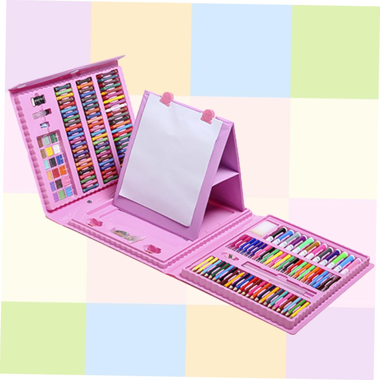 TEHAUX Set di Pennarelli Acquerello Rosa 208 Pezzi per Disegno | Plastica, Scrittura Scorrevole e Resistenza, per Sketching e Coloring Books, Adatto a Adulti e Ragazzo Ragazza