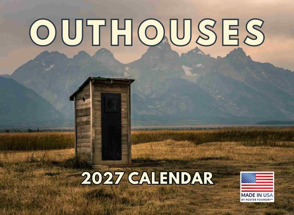 Poster Foundry Outhouse Calendar 2024 Wall Calander 12x18 inches โ image 1