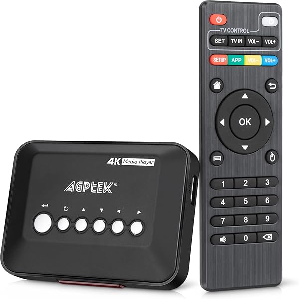 Lettore Multimediale 4K@30hz con Uscita HDMI/AV