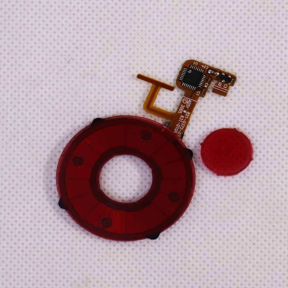 Clear Orange clickwheel with Center Button for iPod Video 5th 5.5th 30GB 60GB 80GB Click Wheel