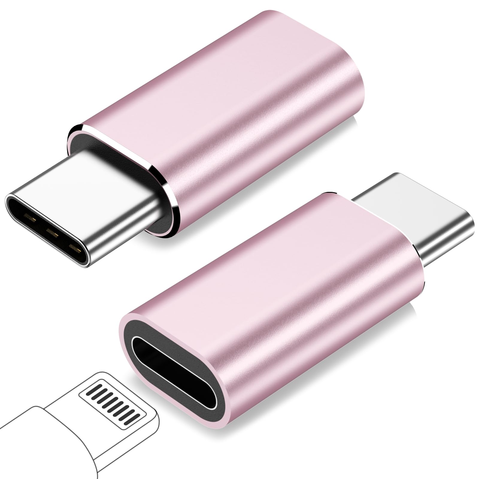 For Lightning Female To Usb C Male Adapter For Iphone Desertcart UAE