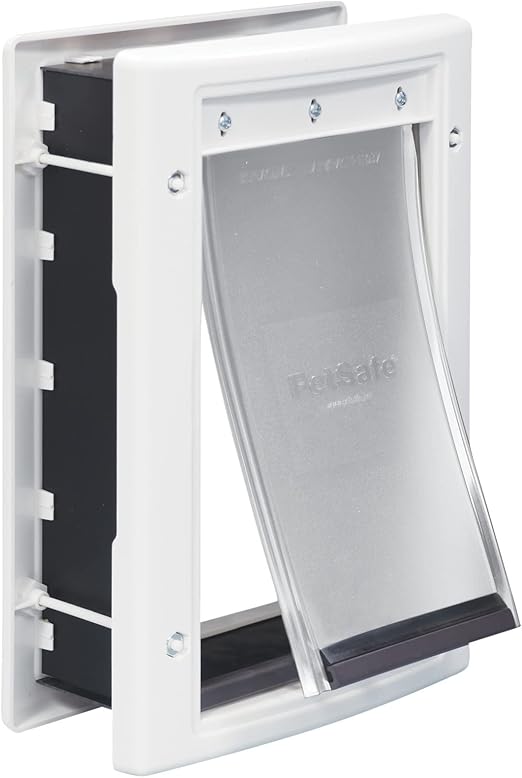 PetSafe Never Rust Dog and Cat Door, Small, for Pets Up to