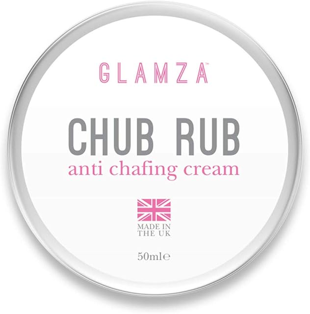 Glamza Chamois Cream Chub Rub Anti Chafing Cream for Men & Women - Prevents Chaffing for Cyclists, Runners and More 50ml