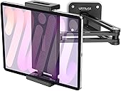 Urmust Tablet Wall Mount Holder for iPad, 360°Rotation Adjustable Tablet Stand Holder with Aluminum Extendable Arm, for iPad mini/Air/Pro/Galaxy Tab/Kindle, All 4.7-13" Phones & Tablets