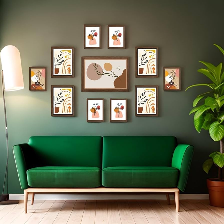 S.N. Graphics Photo Frame Set of 11 Picture Frames for Wall