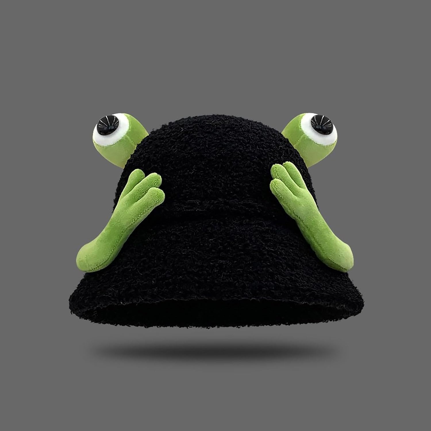 Bucket Hat, Frogs Bucket Hat Soft Plush Women's Autumn Hats Internet Celebrity Hats Unisex Accessory for Activity