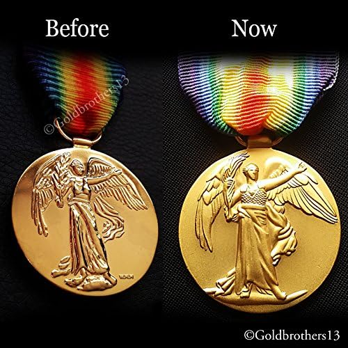 Goldbrothers13 Military Medal the Great War for Civilisation 1914-1919 Victory Medal Military Award WW1 British Replica