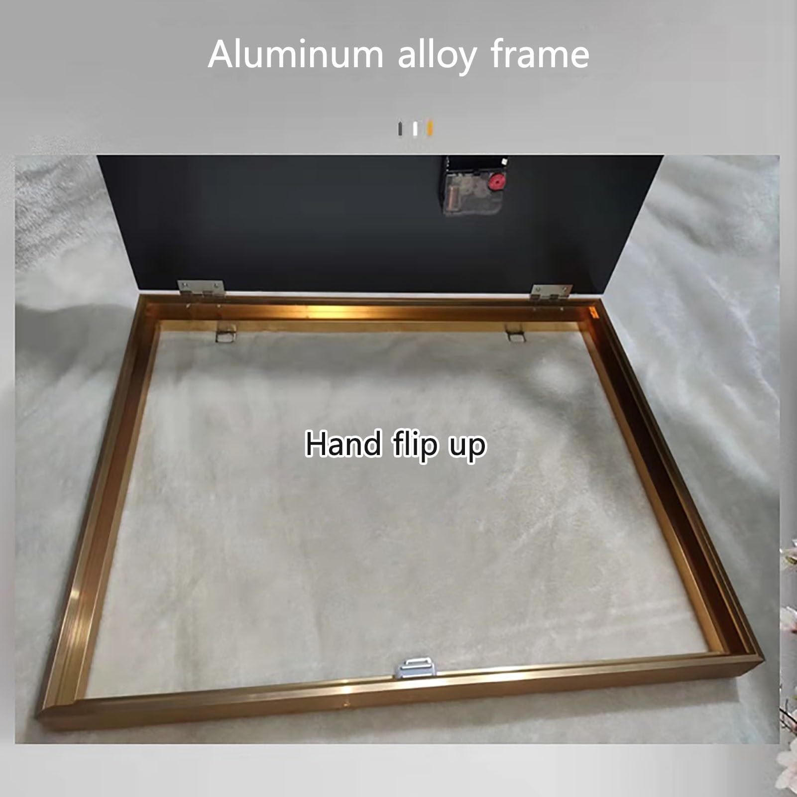 AHUAN Copertura Quadro Elettrico con Orologio Senza Fori Copri Quadro Elettrico Decorativo Supermercato, Hotel Copri Contatore Elettrico Interno Impermeabile(S,12-A)