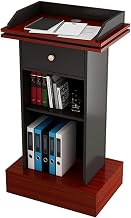 EYPKPL Pulpits Churches Square Podium and Eco-Friendly MDF Lecterns Simple and Modern Podium Stand Reliable and Affordable Pulpits Use Anywhere