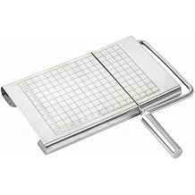 kowaku Soap Slicing Cutter Stainless Steel Soap Cutter Wire Cutting Tool Soap Making Cutter with Guided Cuts Built in Grid Stable Foot Suitable for Crafting Tables Work