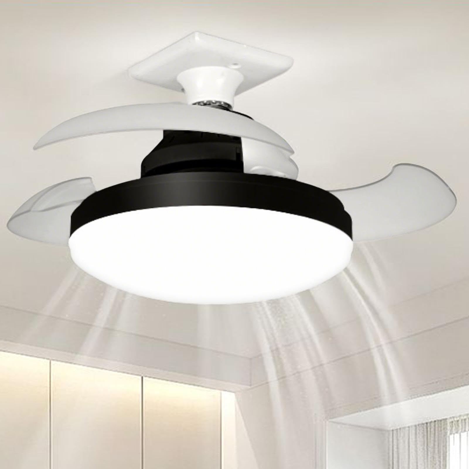 Ventilatore da soffitto con illuminazione 37,8 Centimetri Soffiatore con