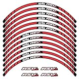 revolution millenium felgen  Aufkleber-Set kompatibel mit Aprilia RSV Mille Motorrad Felgen