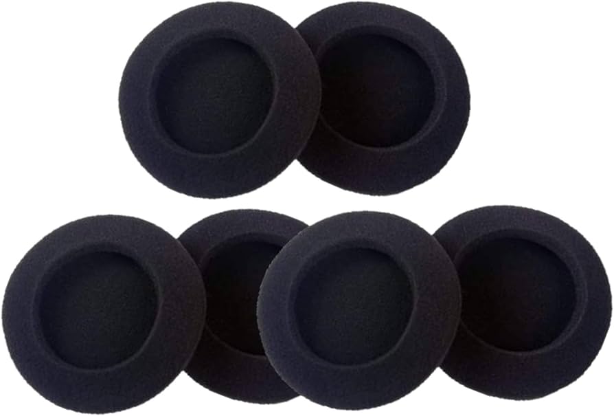 Amazon.co.jp: ヘッドホン交換用イヤーパッド直径50mm（6個入り）【24