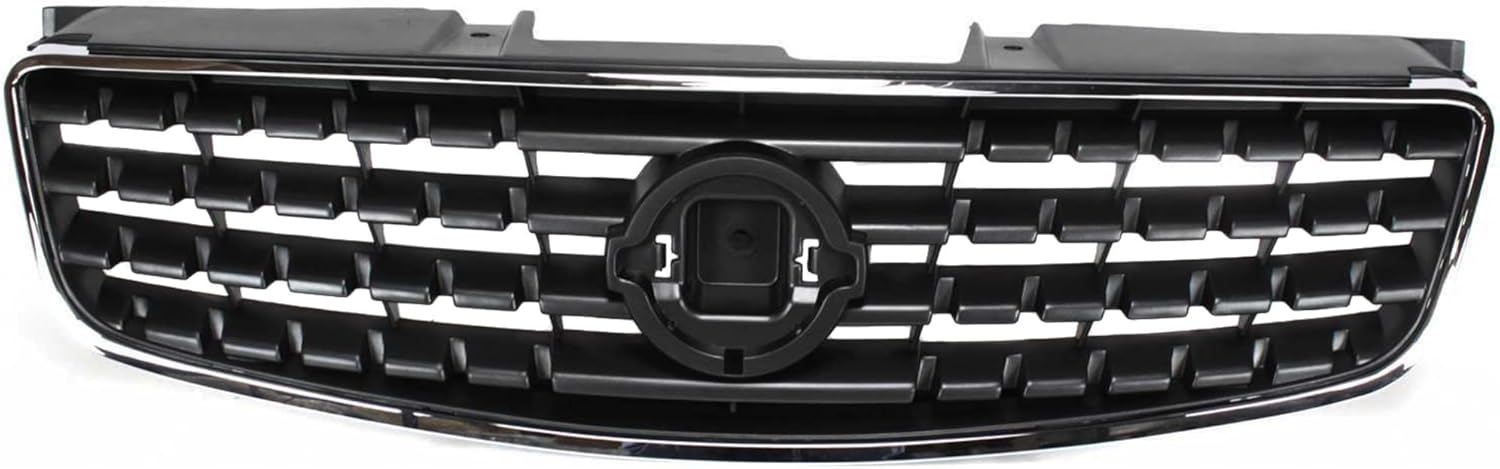 Garage-Pro Grille Assembly Compatible with 2005-2006 Nissan Altima Chrome Shell with Painted Dark Gray Insert