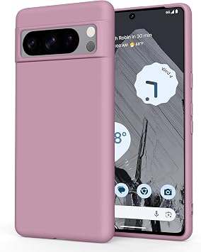Case for Google Pixel 8 Pro Phone Case, Soft-Touch, Shockproof, DustProof, Anti-skid Full Body Armour Phone Cover Rose purple