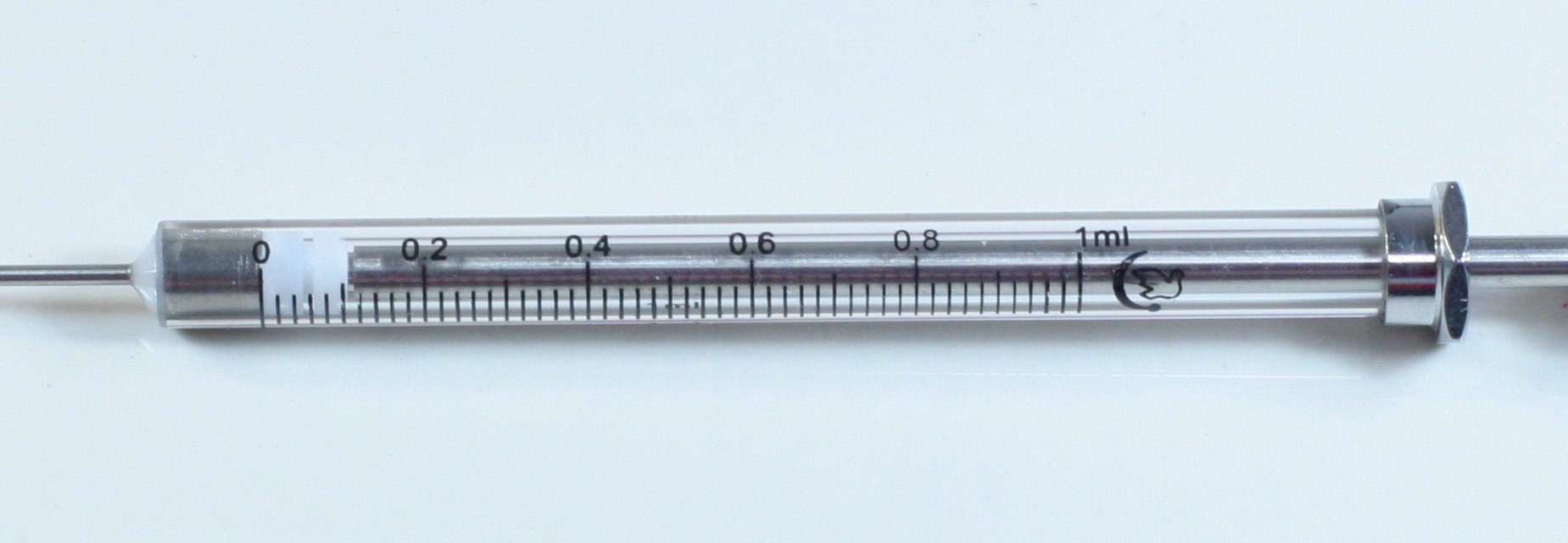 Chromatography Gastight Microliter Syringe, 1 Ml, Beveled Tip, Gc, Hplc