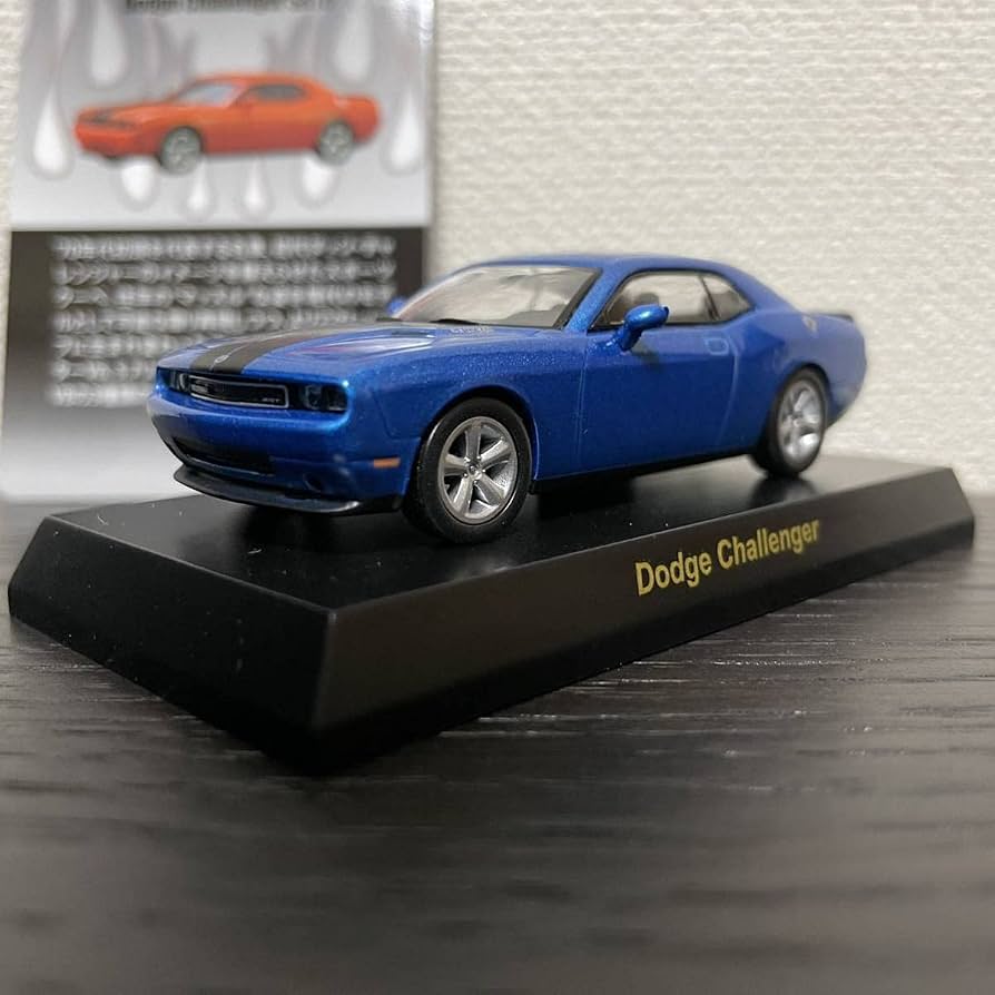 Amazon | 京商1/64 Dodge Challenger SRT8 Blue/ダッジ チャレンジャー
