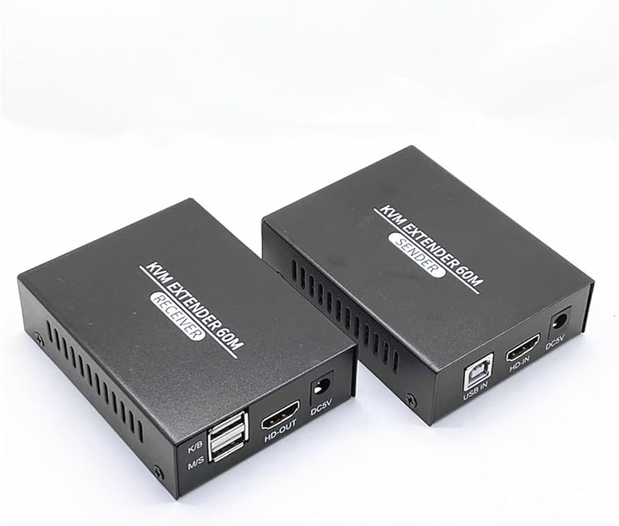 Amazon.co.jp: ビデオスイッチャー 60M KVMエクステンダー（Cat5/6