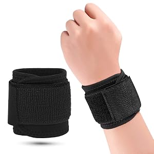 Wrist Brace Compression Wrist Strap Support Wrist for Men Women Youth Elderly Boys Girls One Size Adjustable Sports