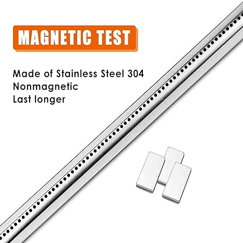 Miniatura 87 de Uniflasy 69787 - Tubos de quemador de parrilla para Weber Spirit y GS4 Spirit II serie 300, Spirit E310 E320 S310 S320 E330 S330 304 parrillas