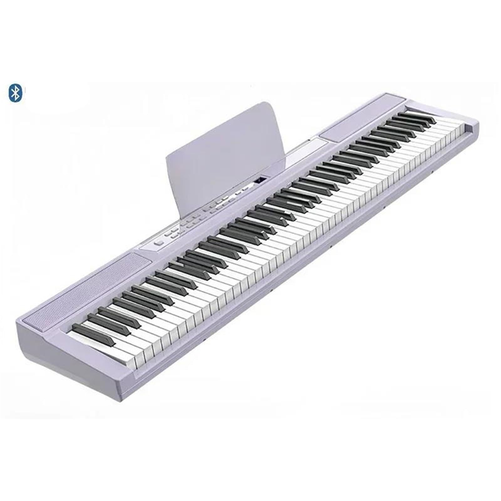 Pianino Elektroniczne 88 Klawiszy Klawiatura Dla Początkujących Przenośne Profesjonalne Wydajność(Type5 Purple)