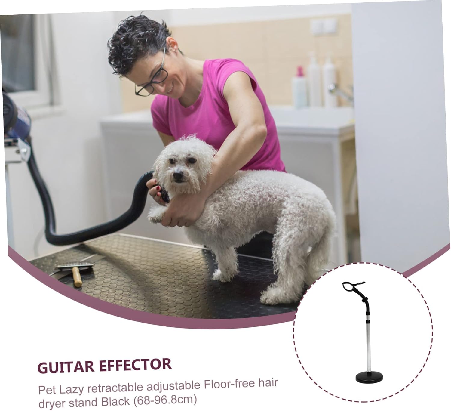 Hair Dryer Holder Stand Blower Stand Pet Hair Dryer Bracket Storage Rack