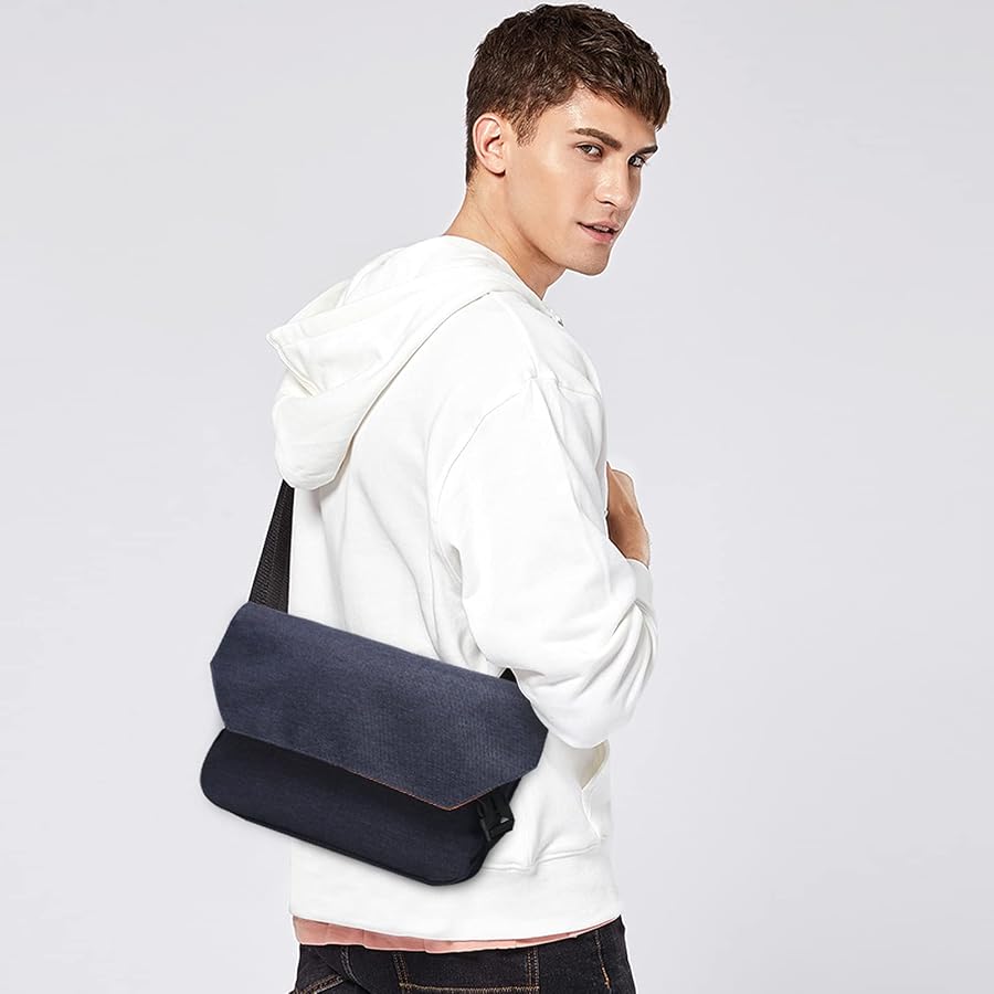 Borsa A Tracolla Retrò FANDARE Unisex, In Poliestere, 33x7x22 Cm, Con Scomparti, Per Lavoro E Viaggi