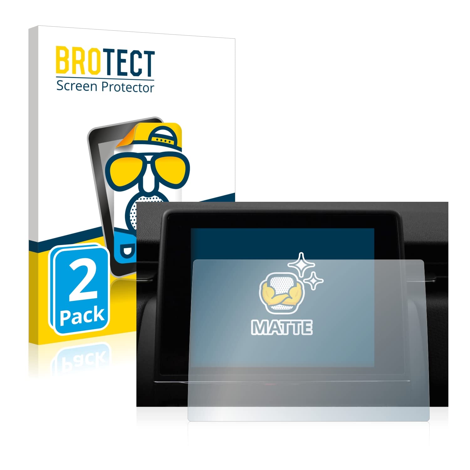 Fiat 500 Accessoire Protection D'écran Mat BROTECT - Anti-reflets Pour