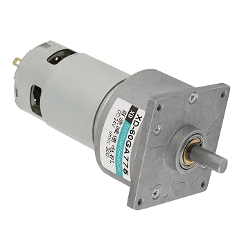 DC 12V/24V 35W Mini DC Gear Motor Metal Speed Adjustable Large Motor CW/CCW24V 300rpm