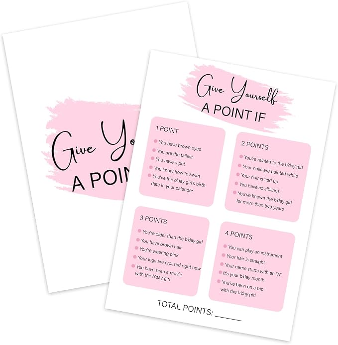 ZEDEV Birthday Party Bingo Game - Find The Guest Bingo Activity With 20 Cards