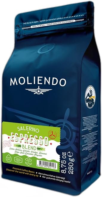 Moliendo Salerno Espresso Çekirdek Kahve 250 g
