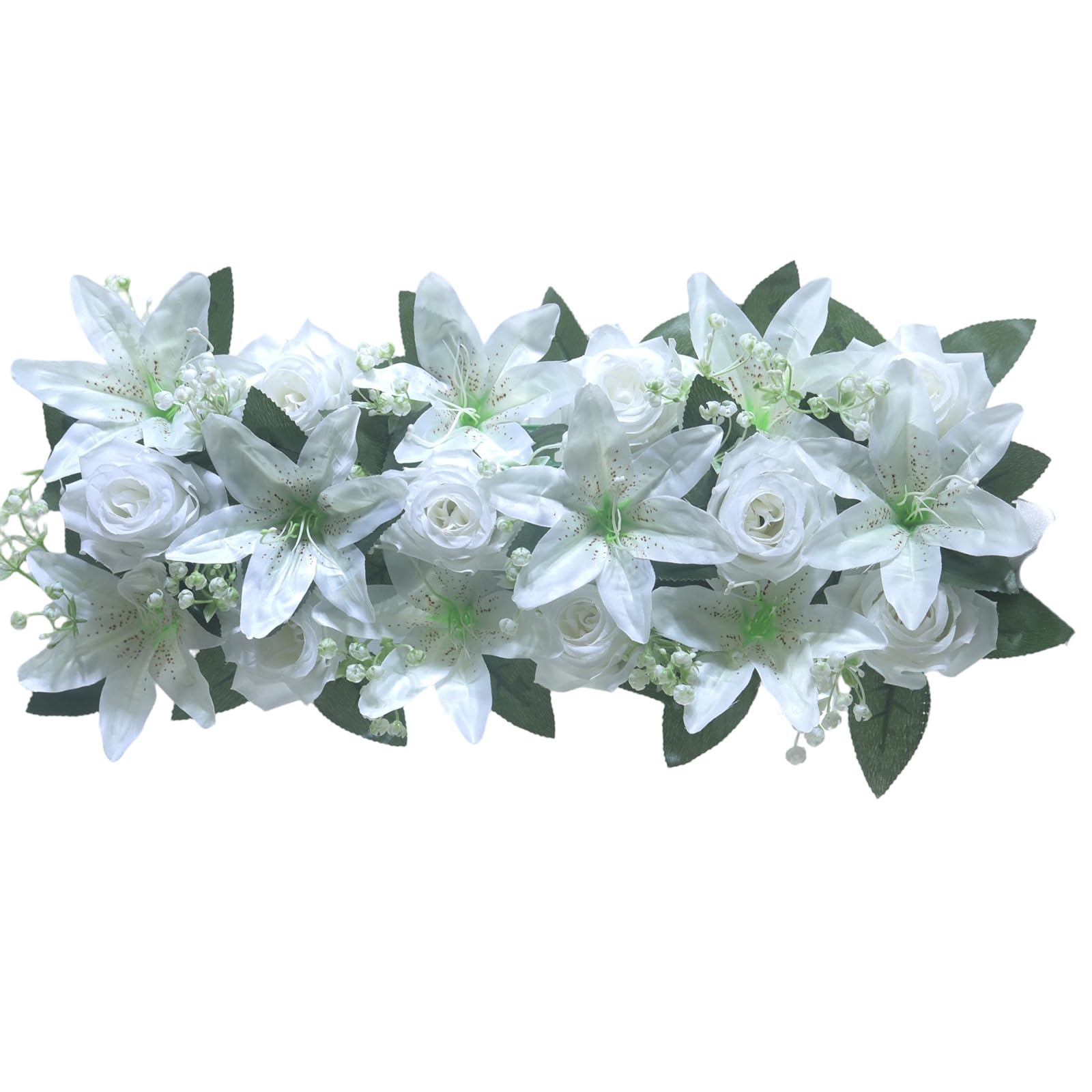 Buxuaaaa Rose Flower Arrangement Weather Resistant Flower for Wedding Table Centerpieces Anniversaries Celebration Wedding Arrangement Fraudulent Flowers
