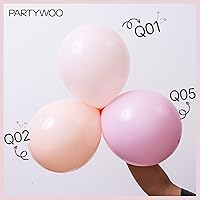 Vista 440 de PartyWoo Nude Balloons 100pcs 12 Inch Apricot Boho Fall Neutral Latex Helium Balloons for Graduation Wedding Anniversary Birthday Boy Baby Shower
