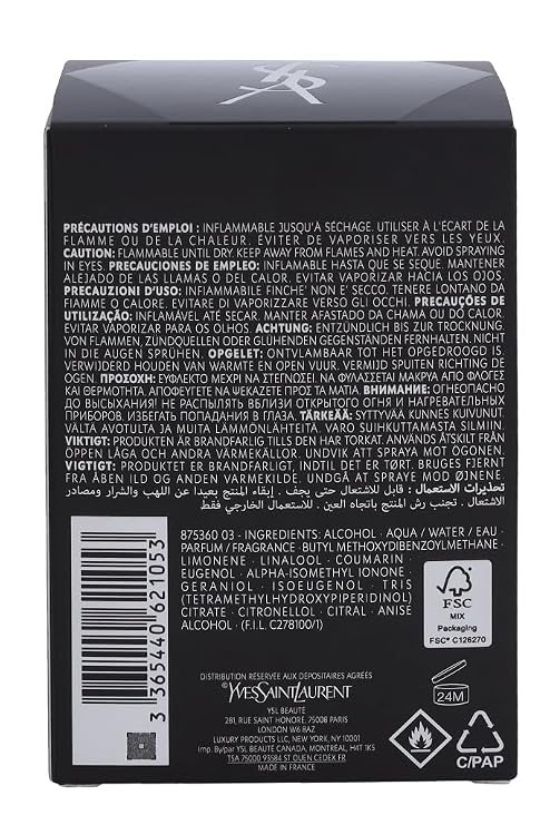 Yves Saint Laurent La Nuit De L'Homme Le Parfum Eau De Parfum Spray 3.4 Oz Men