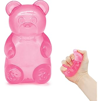 Bear Squishy Stress Ball Squishy Bear Fidget Toys Bear Squeeze Toys Slow Rising Squishy Squishy Ball Stress Balls for Children and Adults Sensory Squeeze Fidget Toy Anxiety Relief Soothing