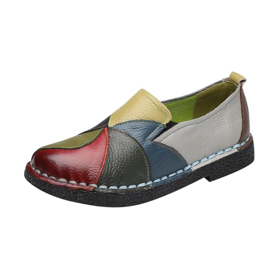 Mocassins Bateau Femme - Chaussures Plates Confort En PU - Semelle Antidérapante - Noir