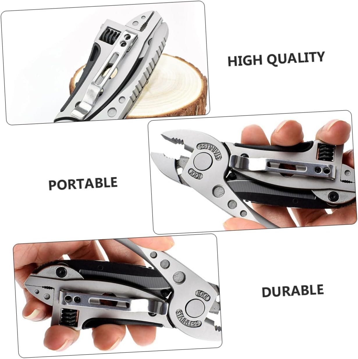 Gadpiparty 2pcs Multi-function Pliers Outdoor Tools for Camping Hiking and Survival Versatile Pocket Wrenches Wire Cutter and Screwdriver