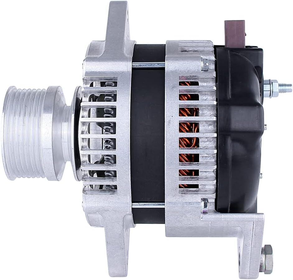 New 12V 190A Alternator Compatible With Isuzu Npr-Xd Diesel 4Hk1-Tcs (Rjs) Crew Single Double Cab 2015 2016 By Part No F000bl070a F000bl070b 8982486200 8982486210 8-98248-620-0