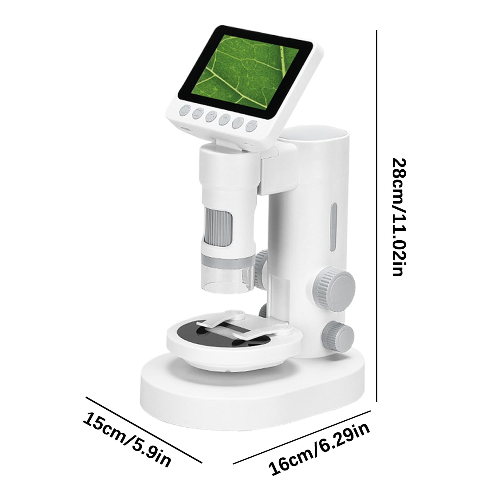 Microscopio Para Niños 100X-1000X Juguetes STEM | Lupa De Bolsillo Con Luz LED Para Niños Chicos Jóvenes Aprendices Entusiastas De La Ciencia Educación En Casa Aula Hogar