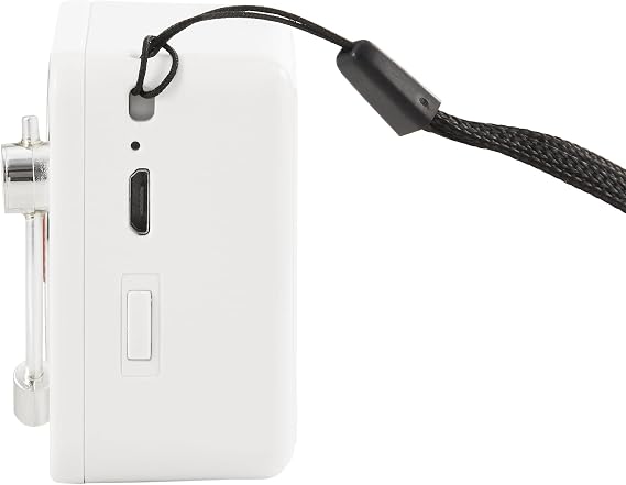 Crosley CR3029A-WH Portable Mini Turntable Bluetooth Speaker, White