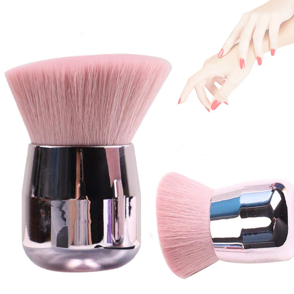 Mwoot nail art Dust Brush Remover Cleaner per acrilico gel UV, unghie polvere strass trucco fondazione