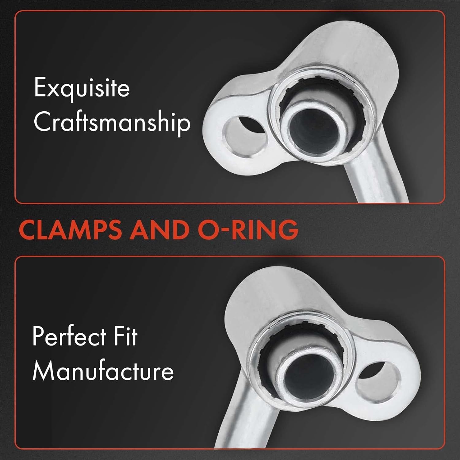 A-Premium A/C Discharge Line Hose Assembly Compatible with Dodge Charger 2011-2013, Challenger 2011-2014 & Chrysler 300 2011-2013, 3.6L, Compressor to Condenser