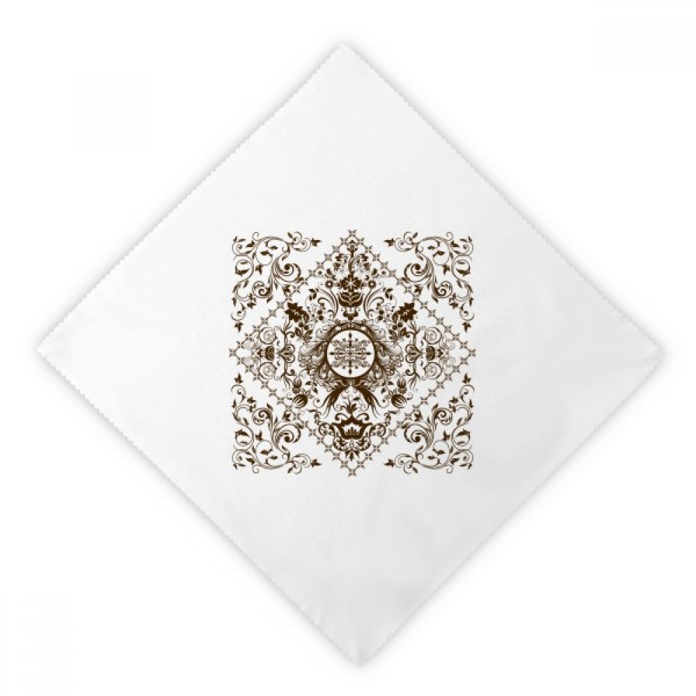 Serviette en tissu 18.5 pouces motif feuilles parallèle lot de 2 pièces