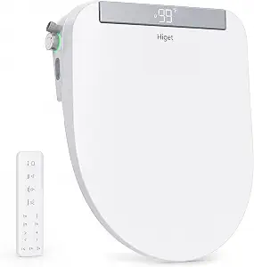 Electric Bidet Toilet Seat Elongated with Warm Water Wash
