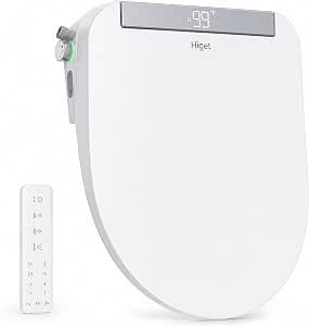Electric Bidet Toilet Seat Elongated with Warm Water Wash